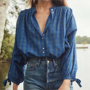 Doen O’Keefe Top in Park Lane Plaid